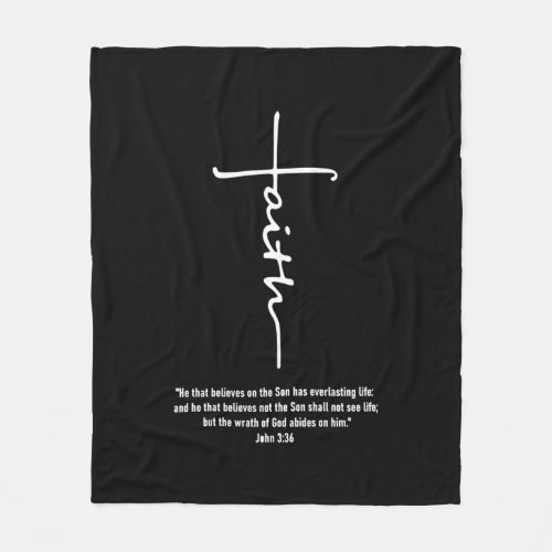 Jesus Love  Faith Cross Christian Jesus Faith God Fleece Blanket