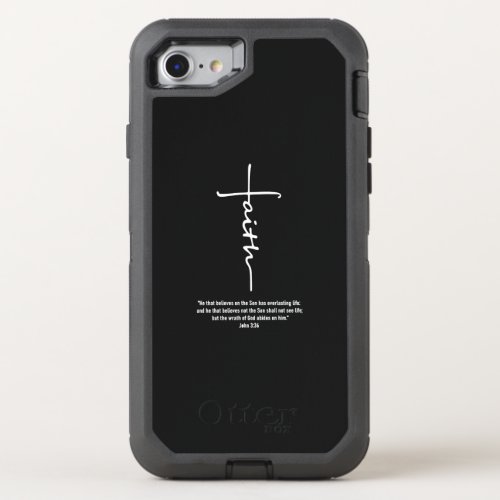 Jesus Love  Faith Cross Christian Jesus Faith God OtterBox Defender iPhone SE87 Case