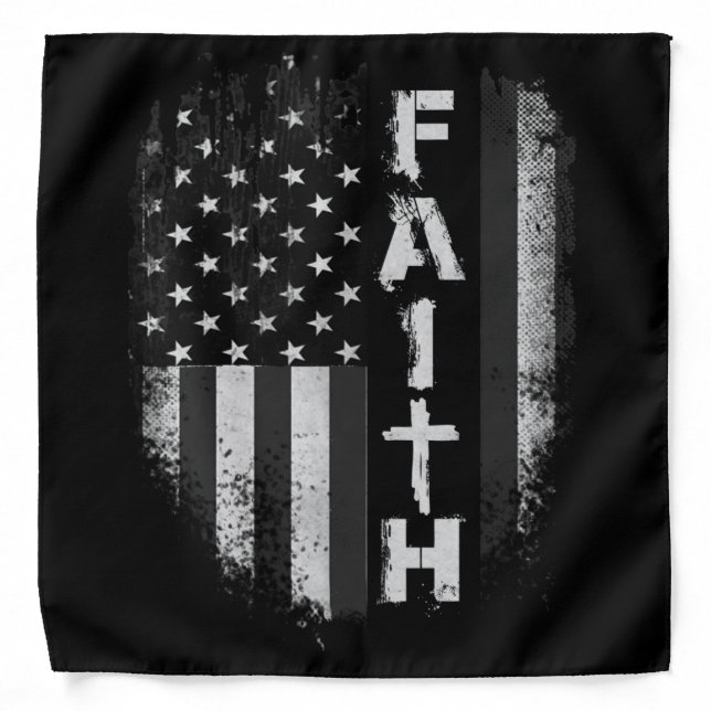 Jesus Love | Faith USA Flag Bandana (Front)