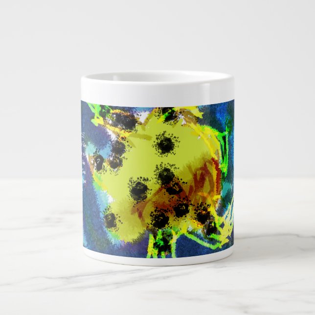 Jesus love  giant coffee mug (Front)