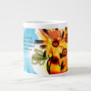 Jesus love giant coffee mug