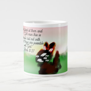 jesus love giant coffee mug