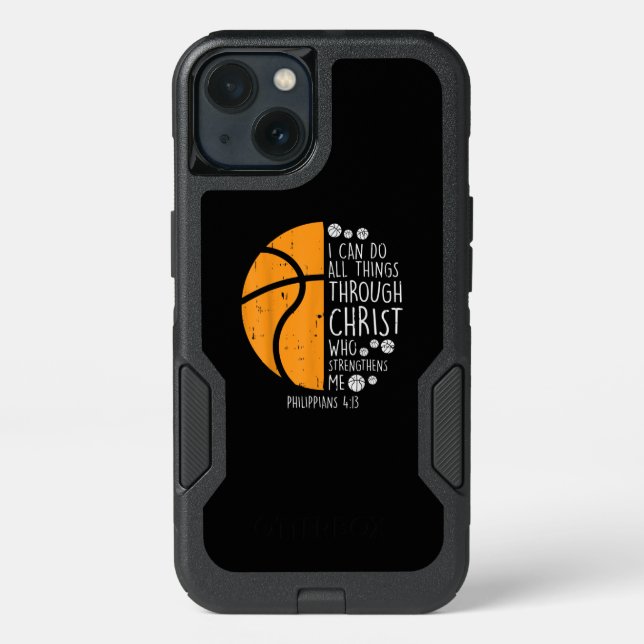 Jesus Love | I Can Do All Things Through Christ Otterbox iPhone Case (Back)