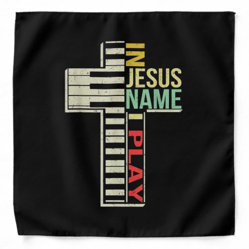 Jesus Love  In Jesus Name I Play Piano Christian Bandana