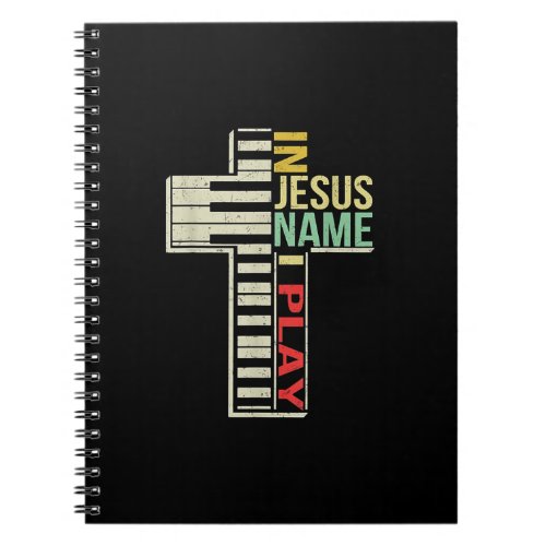 Jesus Love  In Jesus Name I Play Piano Christian Notebook