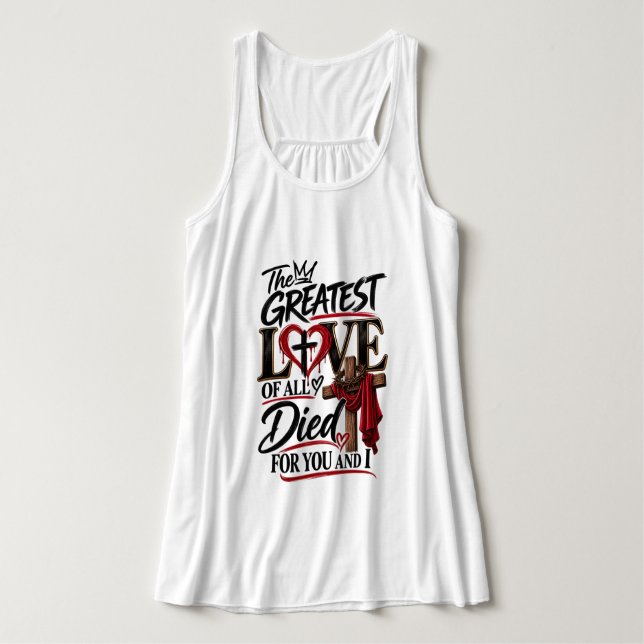 Jesus love is unconditional  tank top (Design Front)