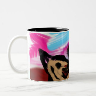 Jesus love joy Two-Tone coffee mug