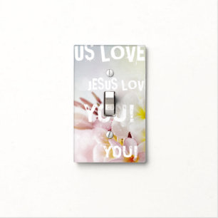 JESUS LOVE LIGHT SWITCH COVER