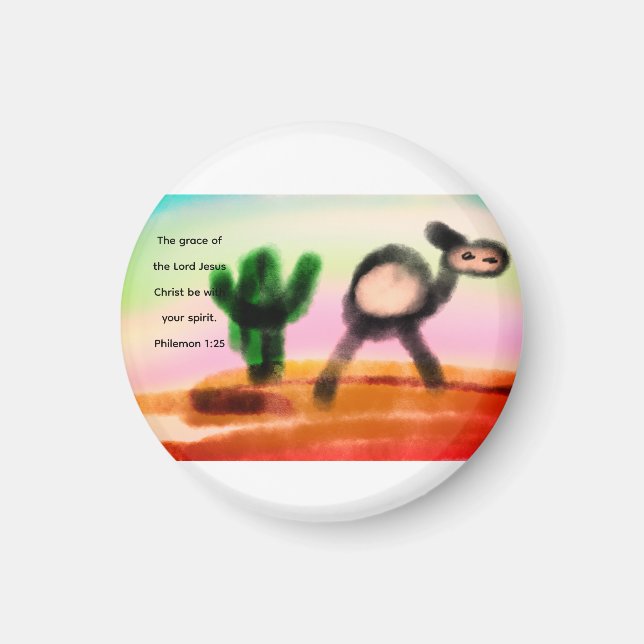 jesus love  magnet (Front)