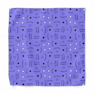 Jesus Love Me - PeriWinkle M Bandana