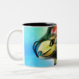 jesus love other Two-Tone coffee mug