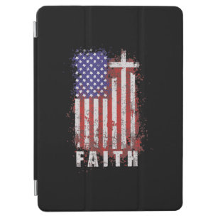 Jesus Love   Patriotic Christian Faith Jesus USA iPad Air Cover