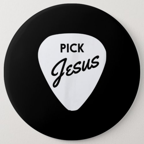 Jesus Love  Pick Jesus Christian Guitar Pick Button