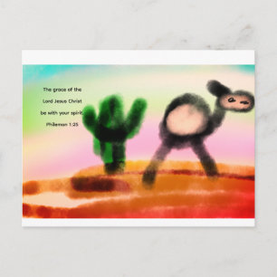 jesus love postcard