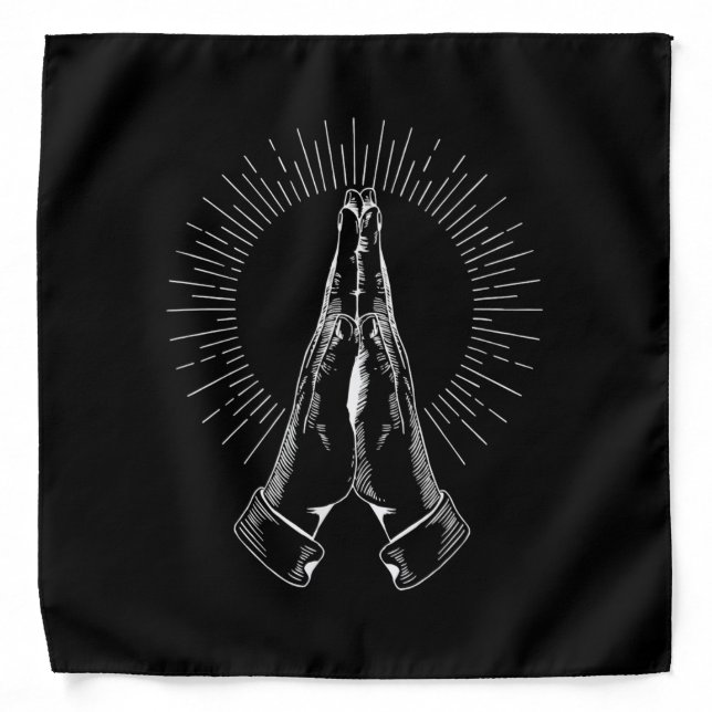 Jesus Love | Pray Religion Faith God Church Jesus Bandana (Front)