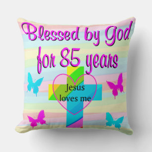 JESUS LOVE THIS 85 YR OLD BIRTHDAY PILLOW