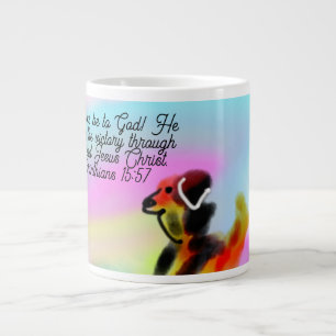 jesus love us giant coffee mug