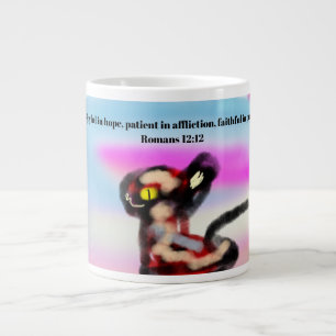 Jesus love us giant coffee mug