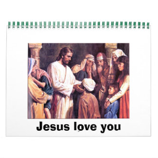 Jesus love you calendar