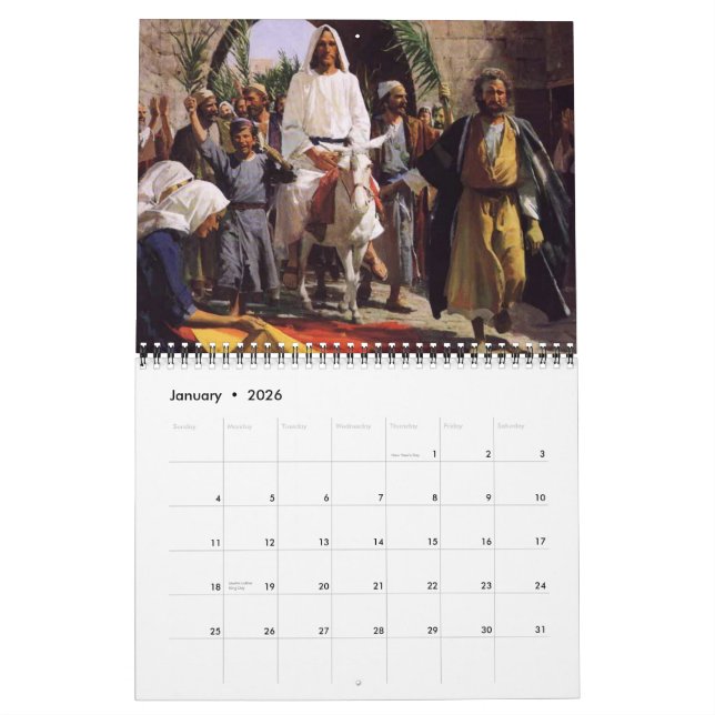 Jesus love you calendar (Jan 2026)