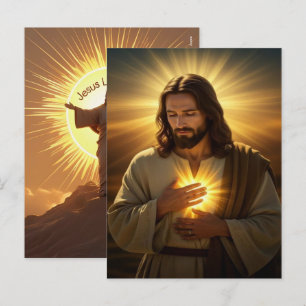 Jesus Loves Me 2025 Holiday Faith 2026 Postcard