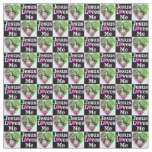 JESUS LOVES ME AND I LOVE JESUS CHRISTIAN FABRIC