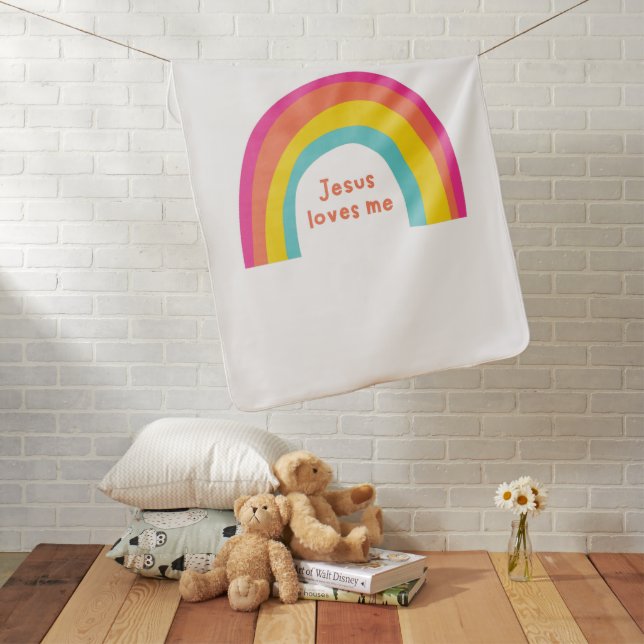 Jesus loves me baby Blanket (In Situ)