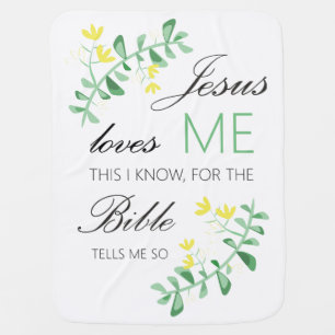 Jesus loves me - Baby blanket