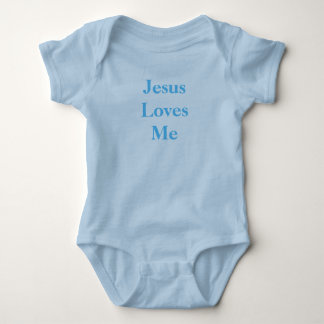 Jesus Loves Me. Baby Jersey Bodysuit