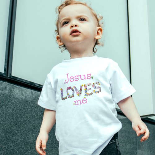 Jesus loves me baby T_Shirt
