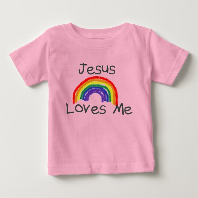 Jesus Loves Me Baby T-Shirt (Front)