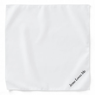 Jesus Loves Me Bandana