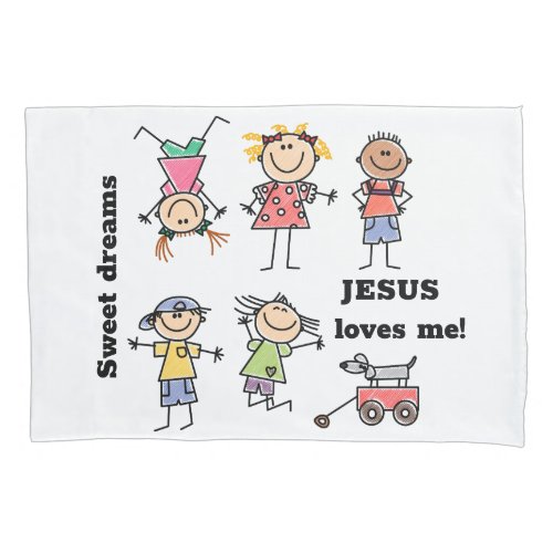 JESUS loves me _ child pillowcase