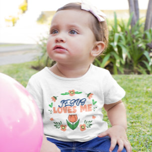 JESUS LOVES ME Christian Baby T-Shirt