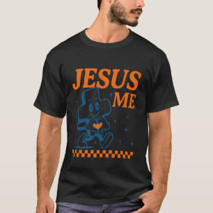 Jesus Loves Me Cute Retro Christian Faith T-Shirt