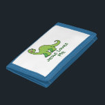 Jesus Loves Me Dinosaur Trifold Wallet<br><div class="desc">Jesus Loves Me Dinosaur on gifts and shirts!</div>