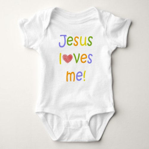 Jesus Loves Me Infant Creeper
