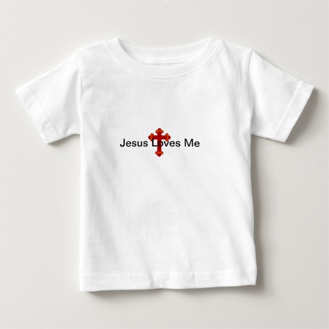 Jesus Loves Me Infant T Shirt (Front)