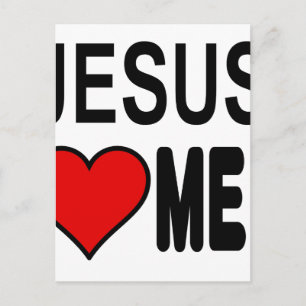 Jesus Loves Me Jesus Gifts Postcard