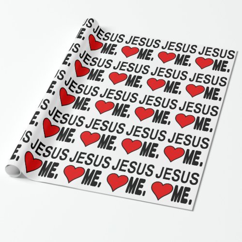 Jesus Loves Me Jesus Gifts Wrapping Paper