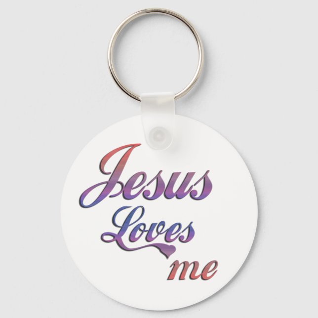 Jesus Loves me Keychain (Front)