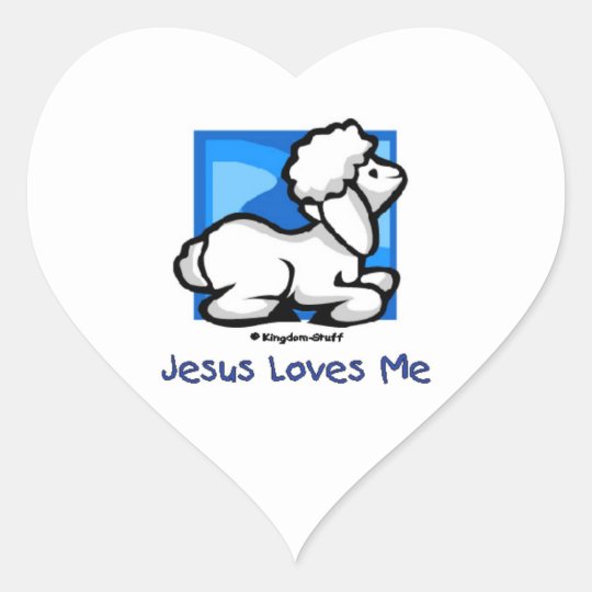 jesus loves me wind up lamb