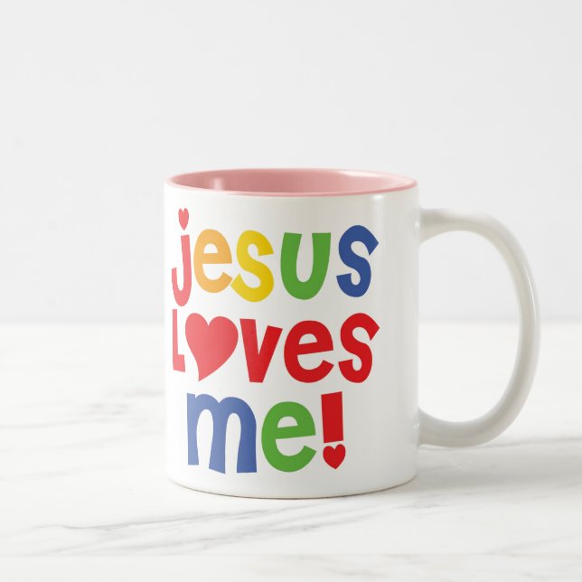 Jesus Loves Me! mug (Right)