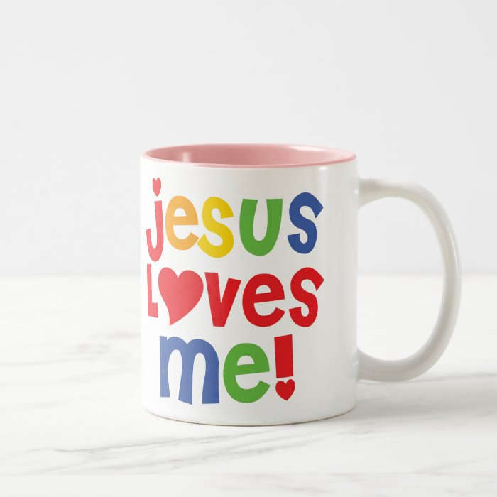 Jesus Loves Me mug