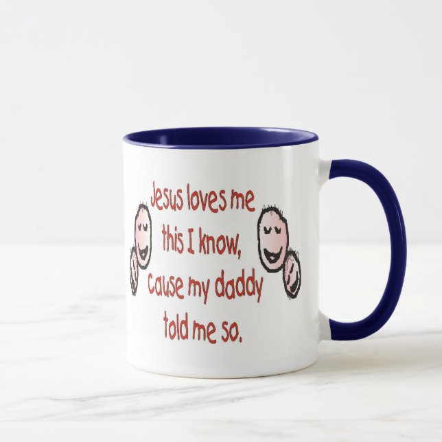 Jesus loves me (MUG) Mug (Right)