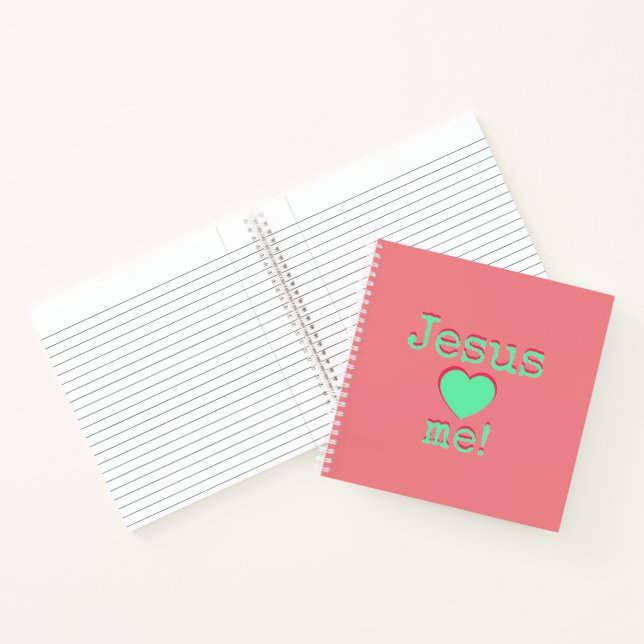 Jesus loves me! notebook (Inside)