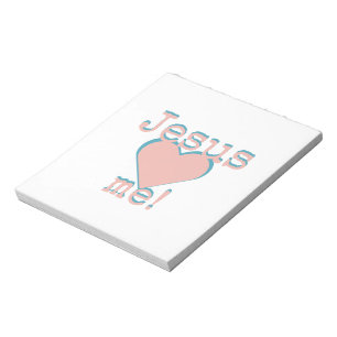 Jesus loves me! notepad