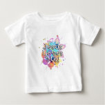 Jesus Loves Me, Pastel Watercolor Baby T-Shirt