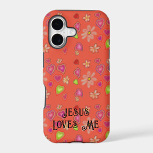 “Jesus Loves Me" Peach  iPhone 17 Case