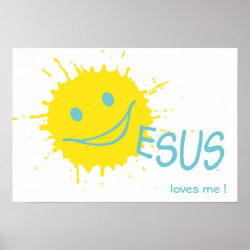 Jesus loves me  Poster